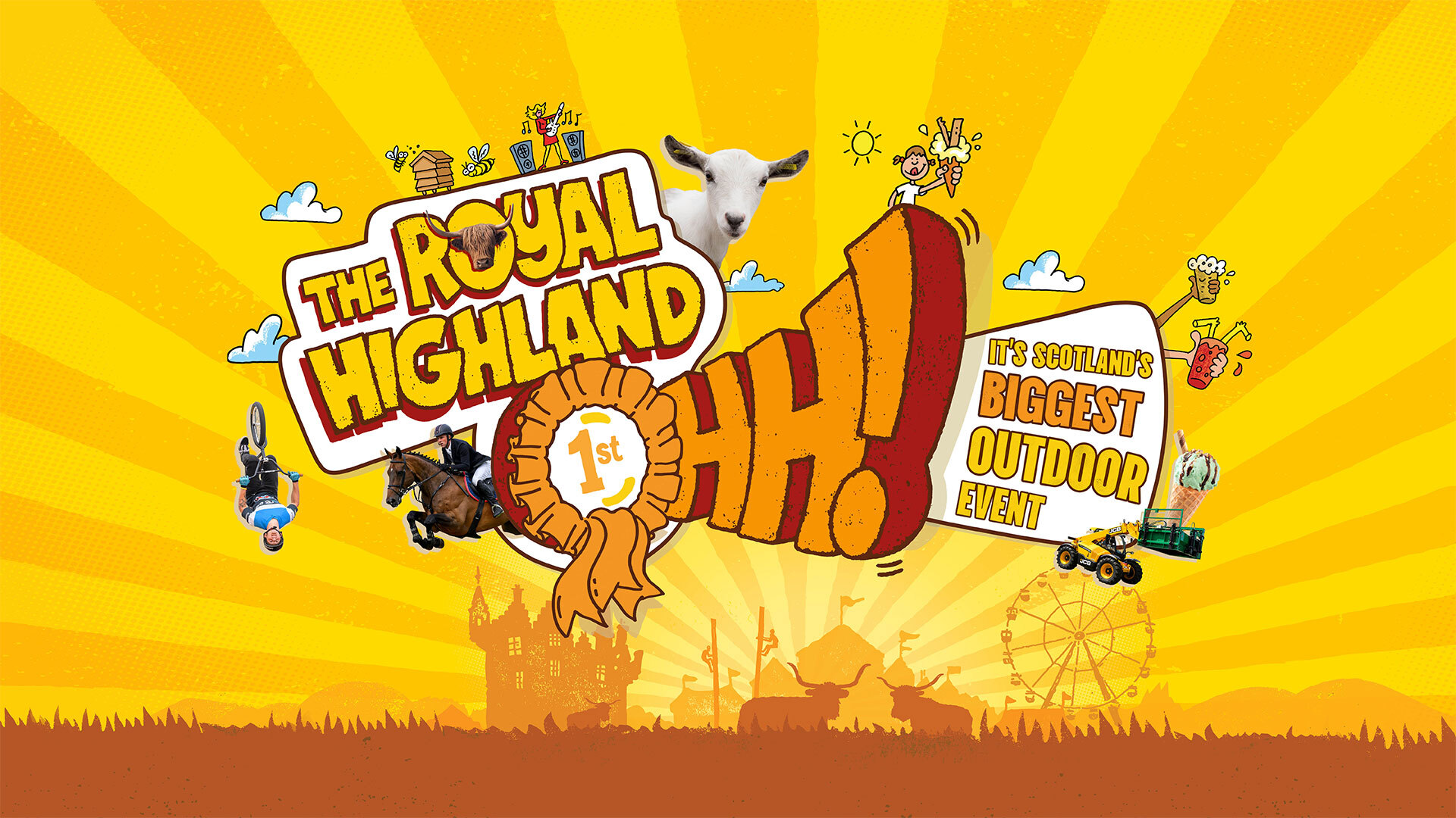The Royal Highland Show 2024 Advertising Campaign - Royal Highland OHH!